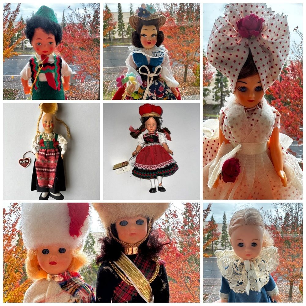 Collectible Vintage‎ Dolls Lots of 8
